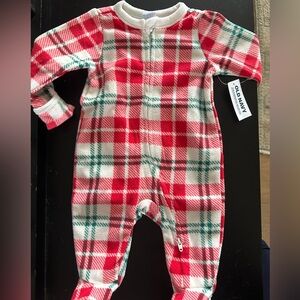 Old Navy Microfleece 2-Way-Zip Sleep & Play Footed One-Piece for Baby